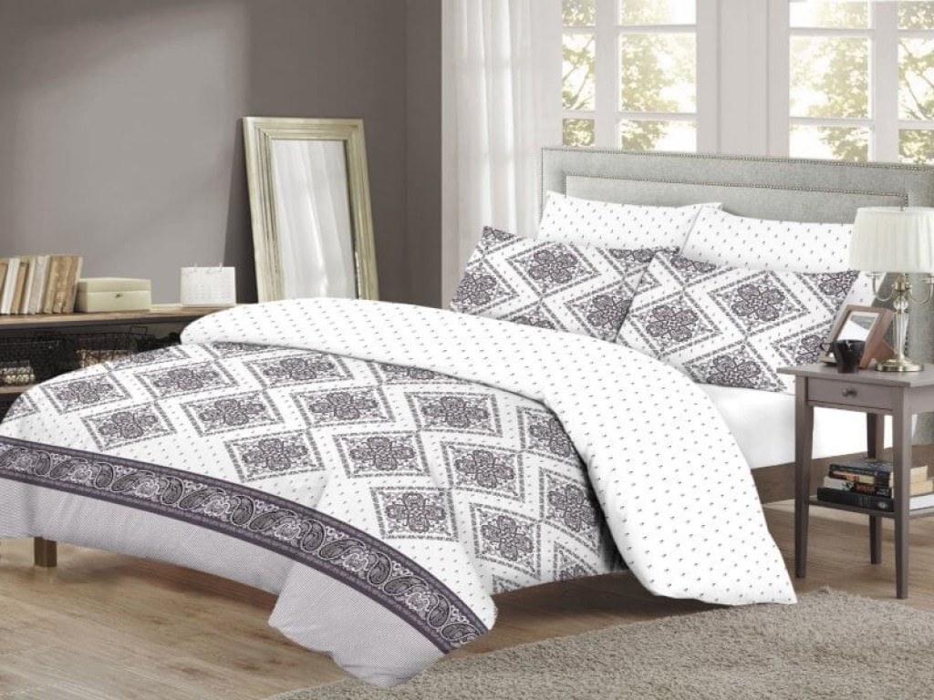 Σετ Σεντόνια Βαμβακερά Λευκά Φλοράλ Γαρύφαλλο | Γαρύφαλλο - Λευκά Είδη